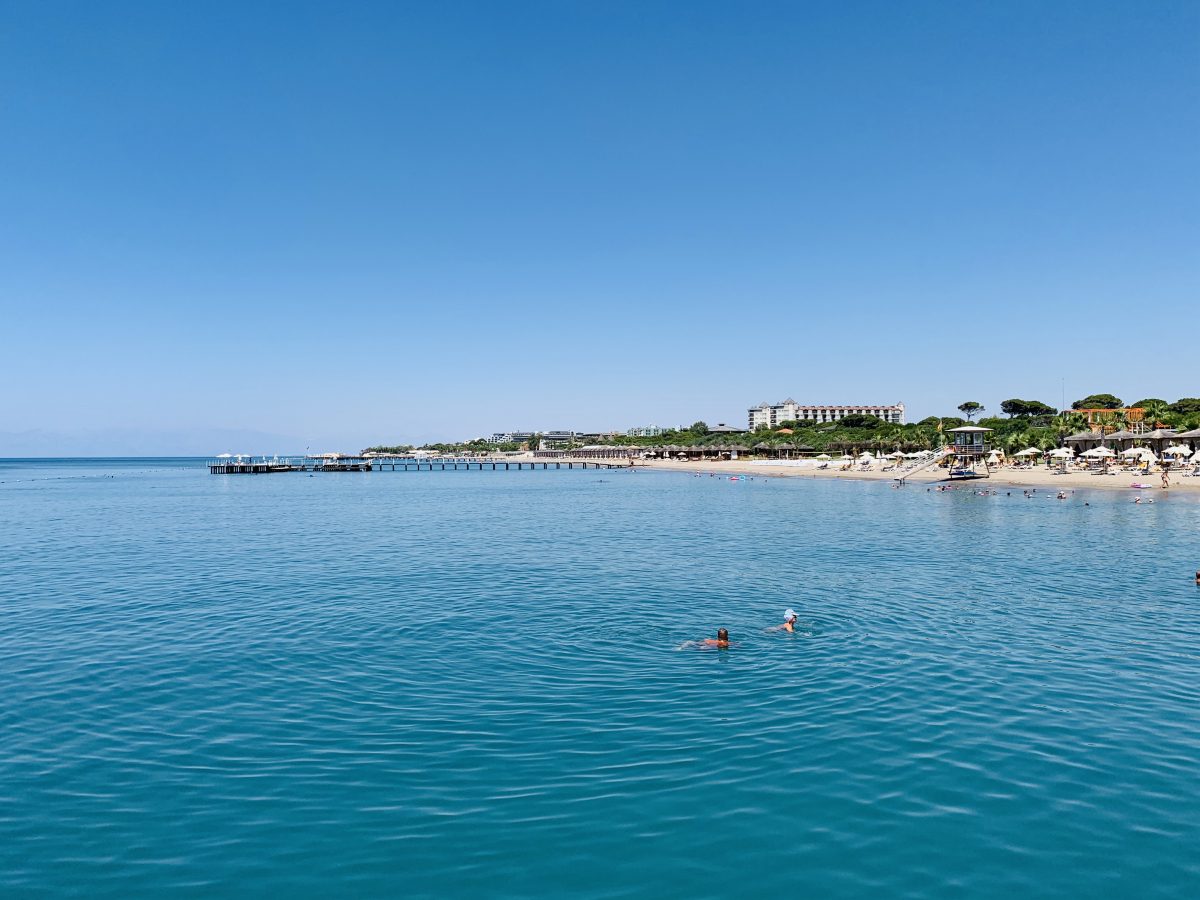 Фото Пляж возле отеля Rixos Premium Belek 06 августа 2020