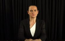 Tikhanovskaya urges European Council not to recognize election results in Belarus