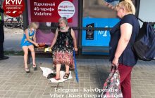 У Києві водій маршрутки протягнув пенсіонерку по асфальту, затиснувши її дверима (фото, відео)