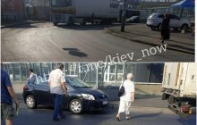 У Києві через незначну аварію утворився величезний затор (фото, відео)