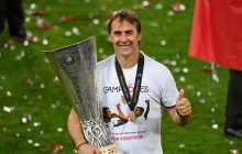 Главный тренер Севильи заплакал после победы в финале Лиги Европы (фото)