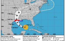 В США из-за урагана "Лора" эвакуируют более 700 тысяч человек
