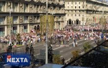 Марш в Беларуси: ОМОН заблокировал протестующих в центре Минска, произошли столкновения (видео)