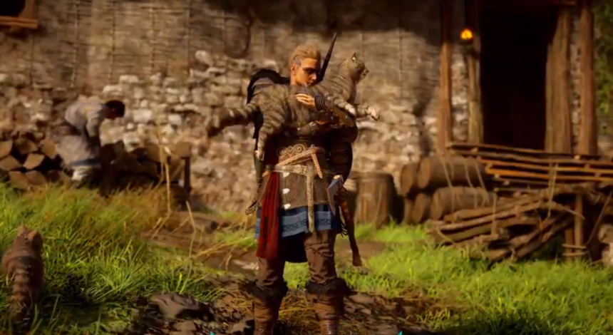 У грі Assassin's Creed Valhalla можна буде гладити котів
