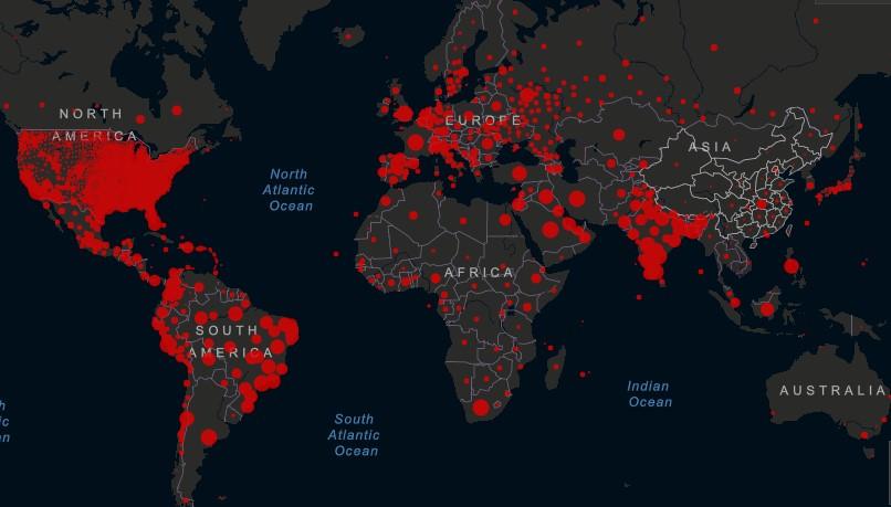 Ситуация с коронавирусом в мире по состоянию на 8 сентября / Скриншот Ситуация с коронавирусом в мире по состоянию на 8 сентября / Скриншот