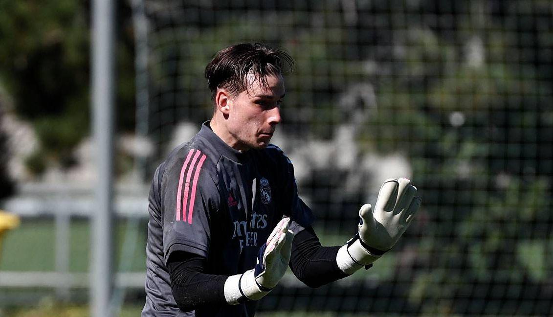 Андрей Лунин на тренировке Реала / фото realmadrid.com Андрей Лунин на тренировке Реала / фото realmadrid.com