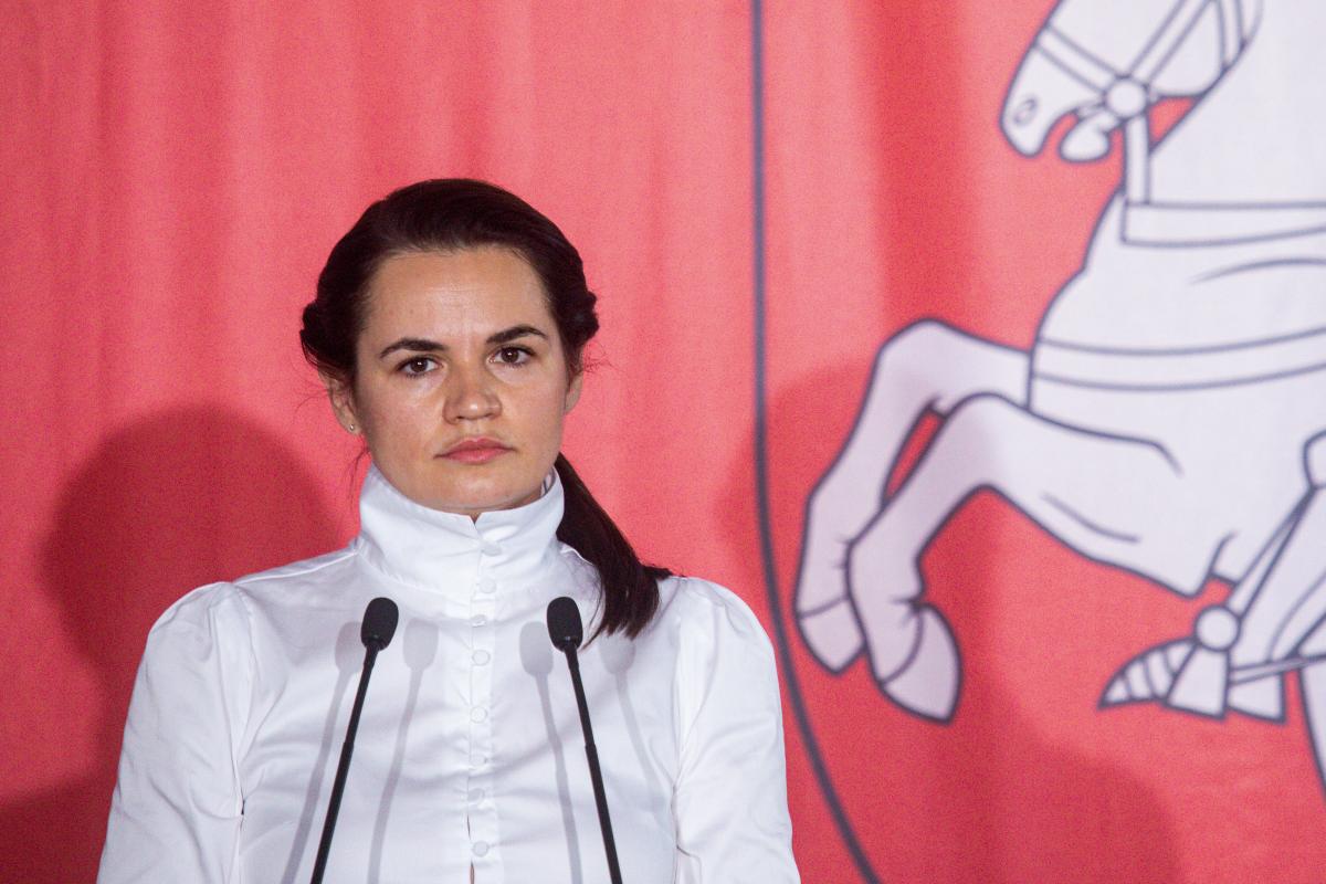 Лідер білоруської опозиції Світлана Тихановська / фото REUTERS Лідер білоруської опозиції Світлана Тихановська / фото REUTERS