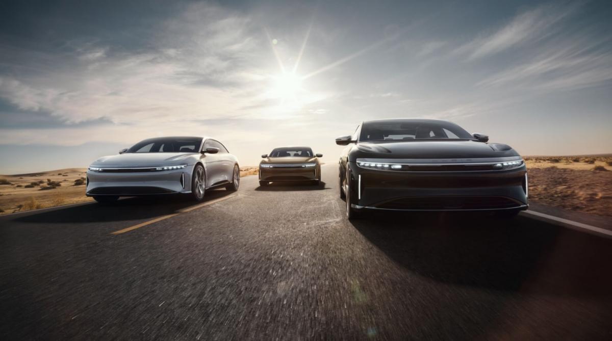 Електрокар Lucid Air буде доступним в чотирьох версіях / фото Lucid Motors Електрокар Lucid Air буде доступним в чотирьох версіях / фото Lucid Motors