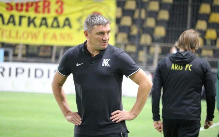 Руслаш Костишин вважає, що поганий стан поля допоміг його команді / фото ФК Колос Руслаш Костишин вважає, що поганий стан поля допоміг його команді / фото ФК Колос