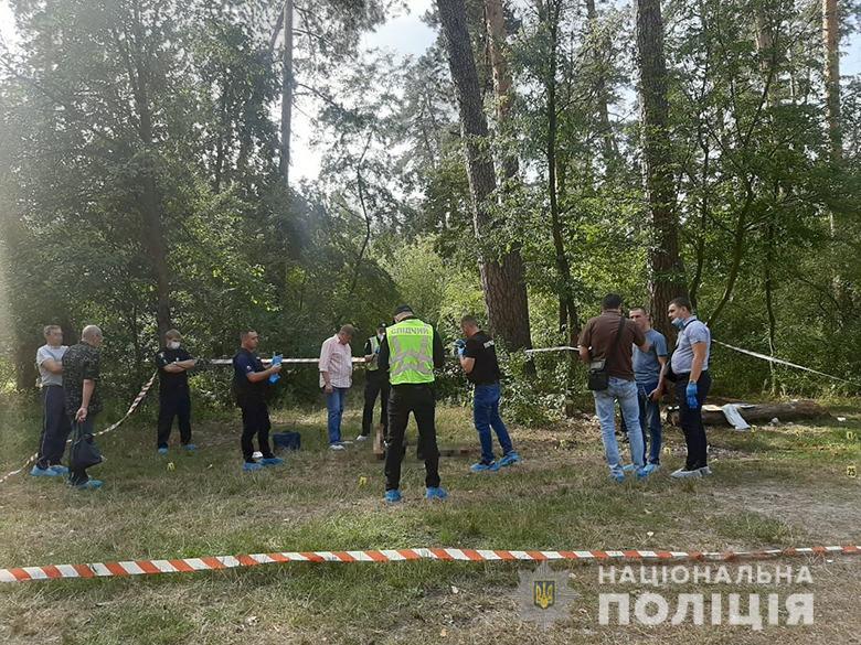Вбивство сталося в районі "Академмістечка" / фото Нацполіція Вбивство сталося в районі "Академмістечка" / фото Нацполіція