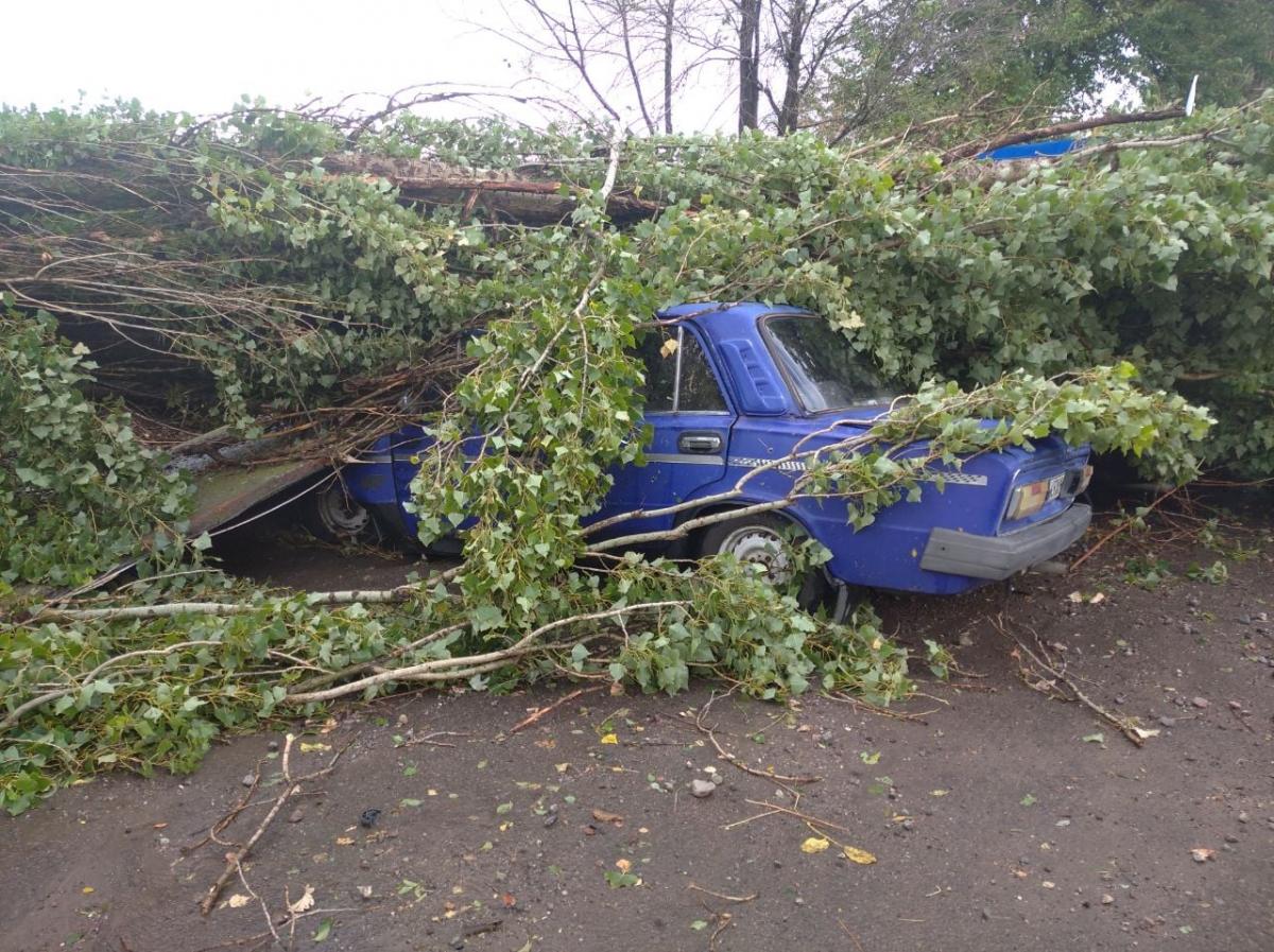 Ураган нанес поселку значительный ущерб / facebook.com/khersonpolice.official Ураган нанес поселку значительный ущерб / facebook.com/khersonpolice.official