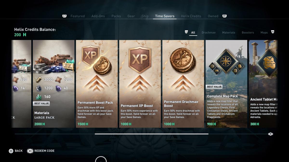 В Assassins Creed Odyssey предлагали купить ускорители прокачки / фото kotaku