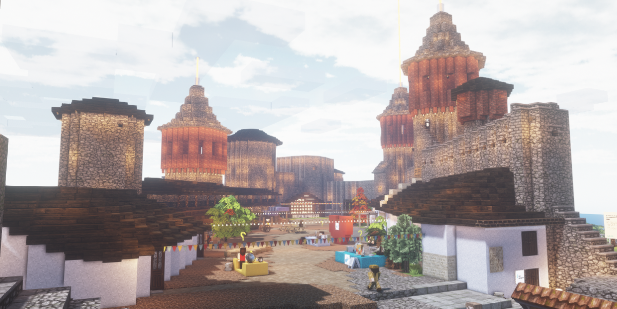 Кам’янець-Подільська фортеця у Minecraft / скріншот Кам’янець-Подільська фортеця у Minecraft / скріншот