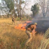 Ukraine Army reports on fate of two soldiers gone missing amid wildfires