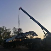 Обломки самолета Ан-26 увозят с места крушения под Чугуевом (фото, видео)