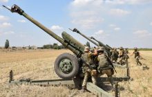 На юге Украины состоялись зрелищные тренировки артиллеристов (фото, видео)