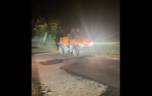 "Ямы по колено": под Житомиром ночью ремонтировали дорогу перед приездом Зеленского - соцсети (видео)