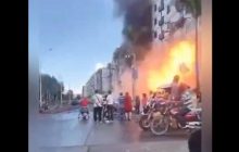 На юге Китая прогремел мощный взрыв (видео)