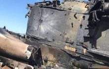 У мережі з’явилися фото, як російські військові підірвали свій же танк на навчаннях