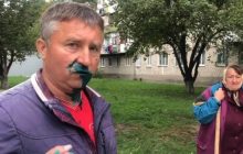 В Житомире депутата от «Оппоблока» облили зеленкой (фото)