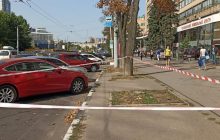 В центре Харькова неизвестные подстрелили женщину и похитили ее автомобиль