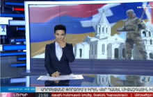 Армянская телеведущая расплакалась, зачитав список погибших на войне в Карабахе (видео)