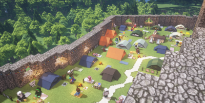 Наметове містечко онлайн-фестивалю / скріншот