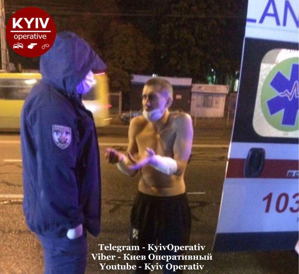 На місце події приїхала поліція / Киев Оперативный Facebook На місце події приїхала поліція / Киев Оперативный Facebook