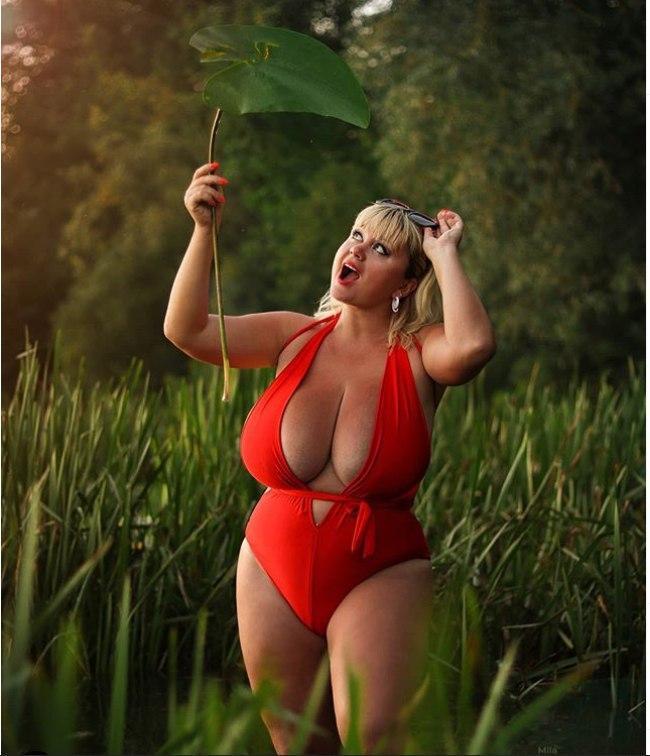 Самая большая грудь Украины /фото instagram.com/mila_kuznetsova10