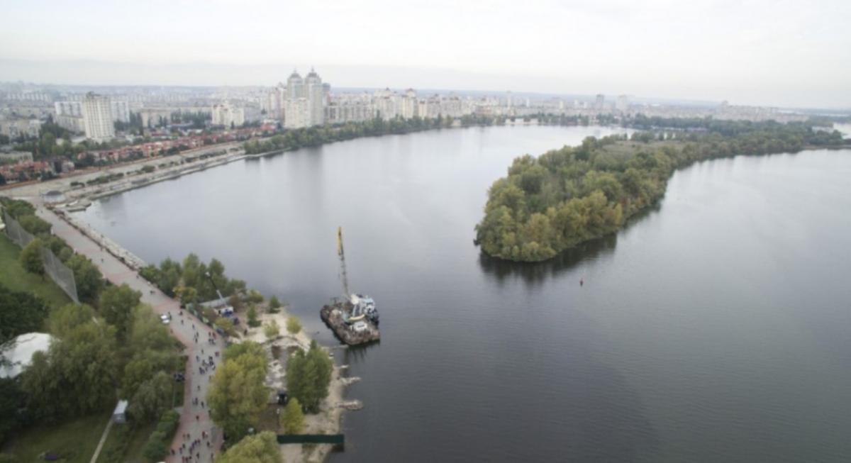 Новый пешеходный мост соединит Оболонскую набережную с островом 'Оболонский' - Кличко Новый пешеходный мост соединит Оболонскую набережную с островом 'Оболонский' - Кличко