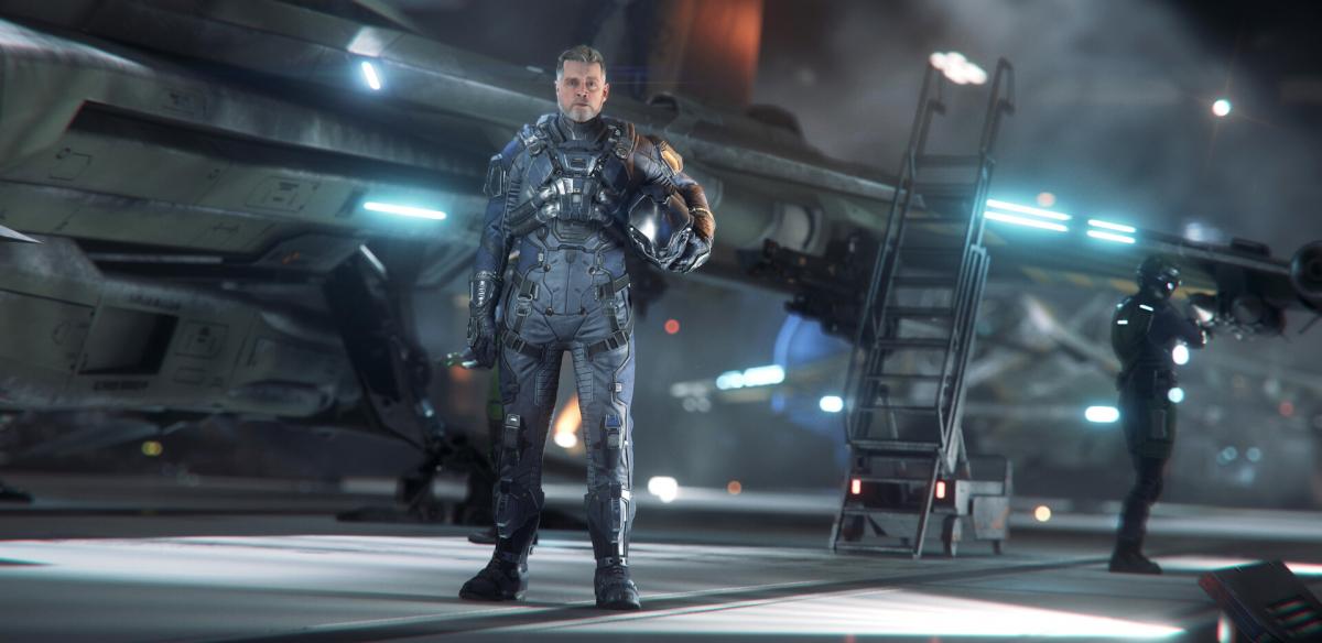 Одну з ролей в Squadron 42 зіграв Марк Хемілл / фото Cloud Imperium Games Одну з ролей в Squadron 42 зіграв Марк Хемілл / фото Cloud Imperium Games