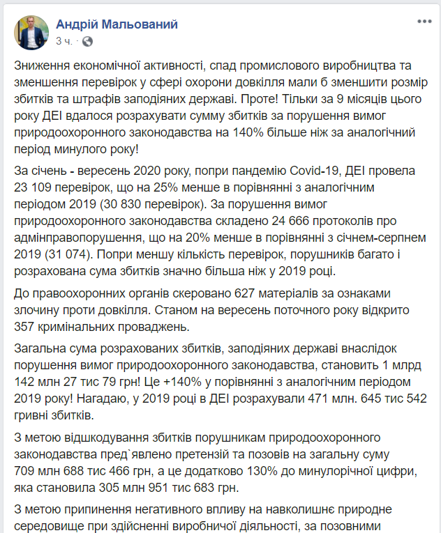 Скріншот з Facebook Скріншот з Facebook