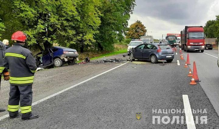 Аварія сталася на автодорозі Київ – Чоп / фото Нацполіція