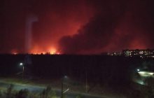 Червона заграва над містом: з'явилися моторошні кадри масштабних пожеж на Луганщині (відео)