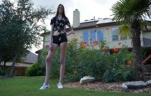 17-летняя девушка из США попала в Книгу рекордов с самыми длинными ногами в мире (видео)