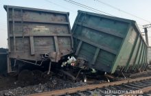 В Днепропетровской области поезд сошел с рельсов (фото, видео)