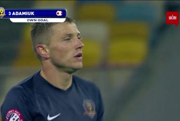 Дніпро-1 - Динамо - 1:1. Відео автоголу Адамюка
