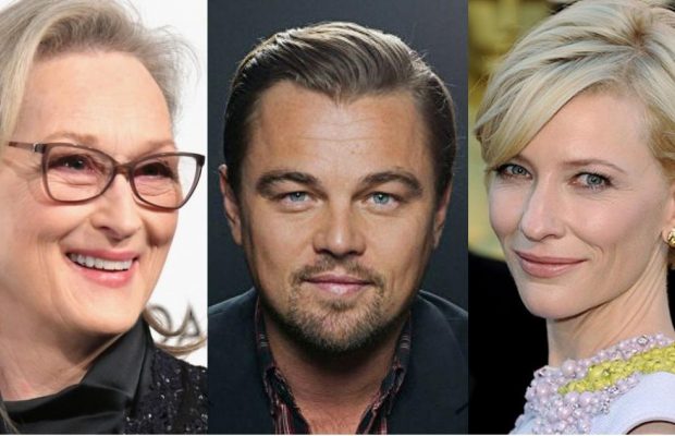 Леонардо Ди Каприо и Мэрил Стрип: Netflix рассекретил актерский состав новой комедии "Не смотри вверх"