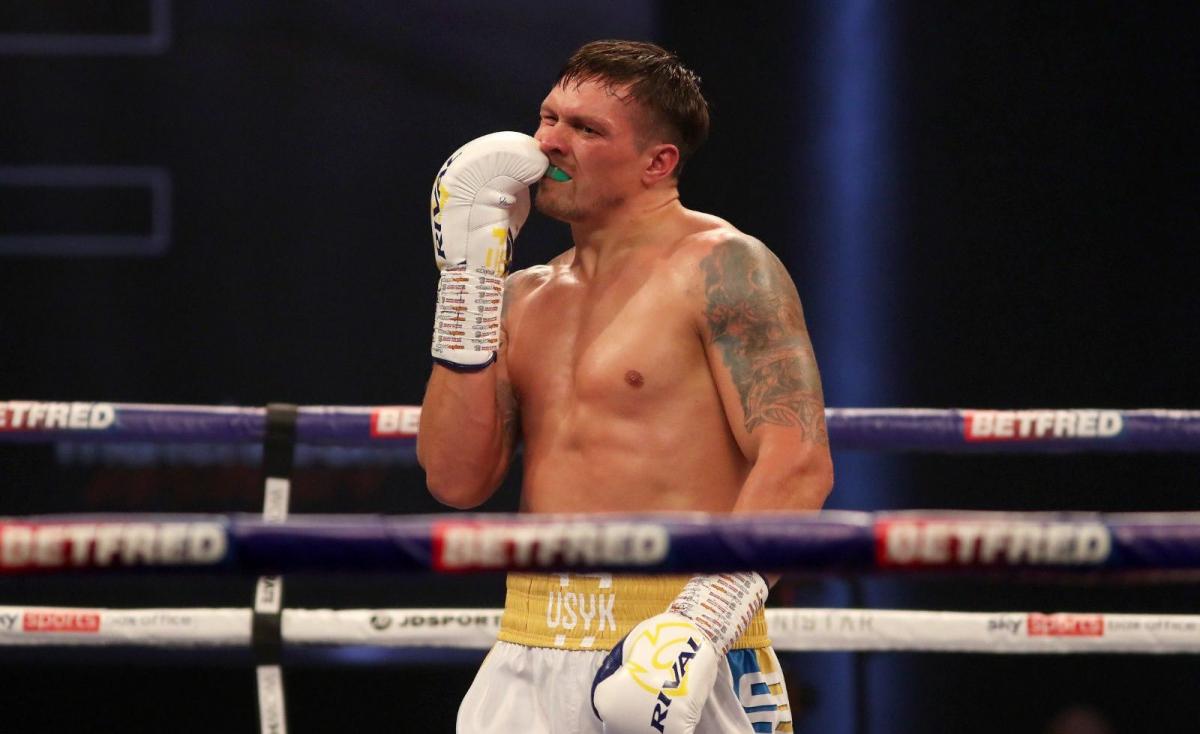 Олександр Усик / фото twitter.com/MatchroomBoxing Олександр Усик / фото twitter.com/MatchroomBoxing