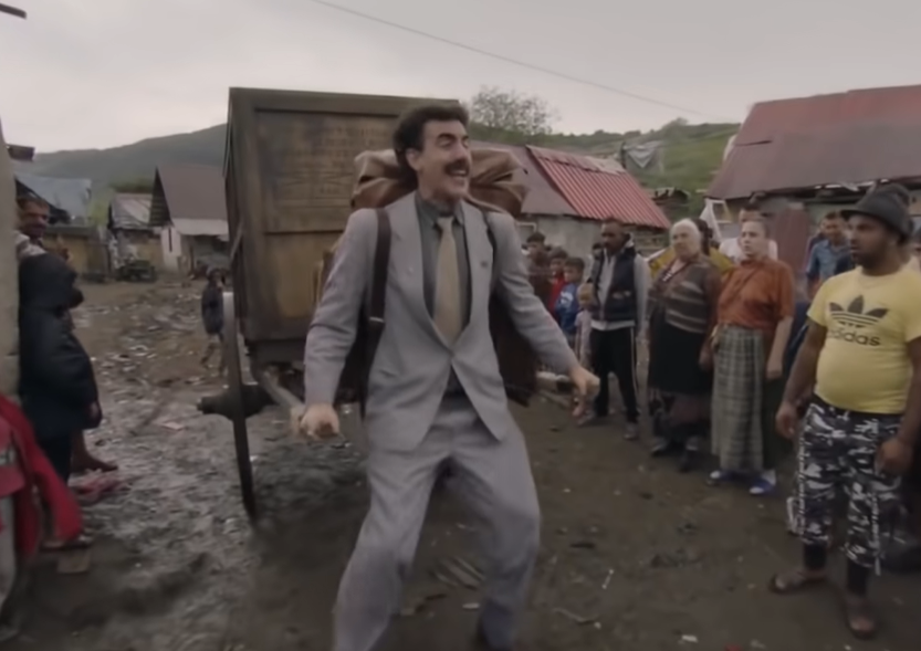На другому місці опинилася комедія "Борат 2" \ скріншот з відео На другому місці опинилася комедія "Борат 2" \ скріншот з відео