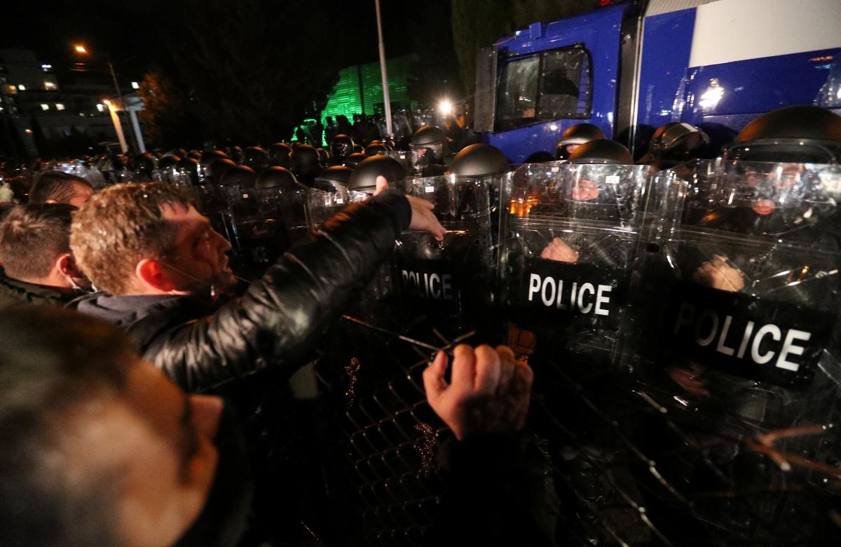 Protest action in Tbilisi / photo REUTERS