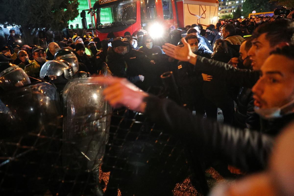 Protest action in Tbilisi / photo REUTERS