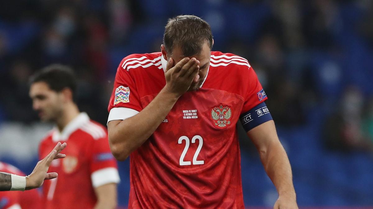 Artem Dzyuba - captain of the Russian national football team / photo REUTERS