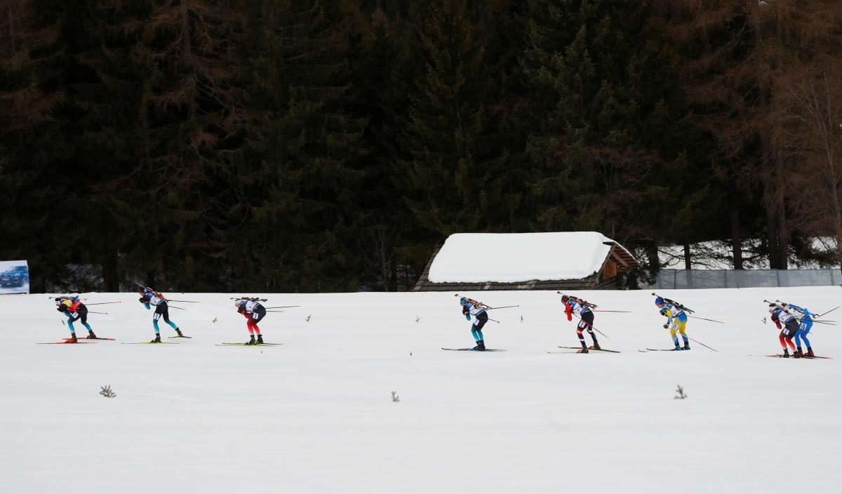 Біатлонна гонка / Фото REUTERS Біатлонна гонка / Фото REUTERS
