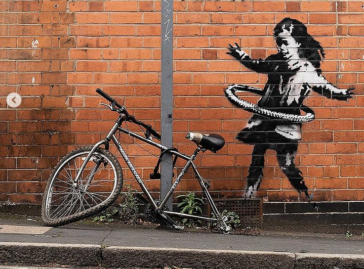 Імовірно елемент графіті був вкрадений \ instagram.com/banksy/ Імовірно елемент графіті був вкрадений \ instagram.com/banksy/