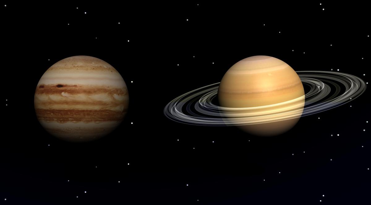 Минуле зближення Юпітера з Сатурном відбулося 800 років тому / фото ua.depositphotos.com