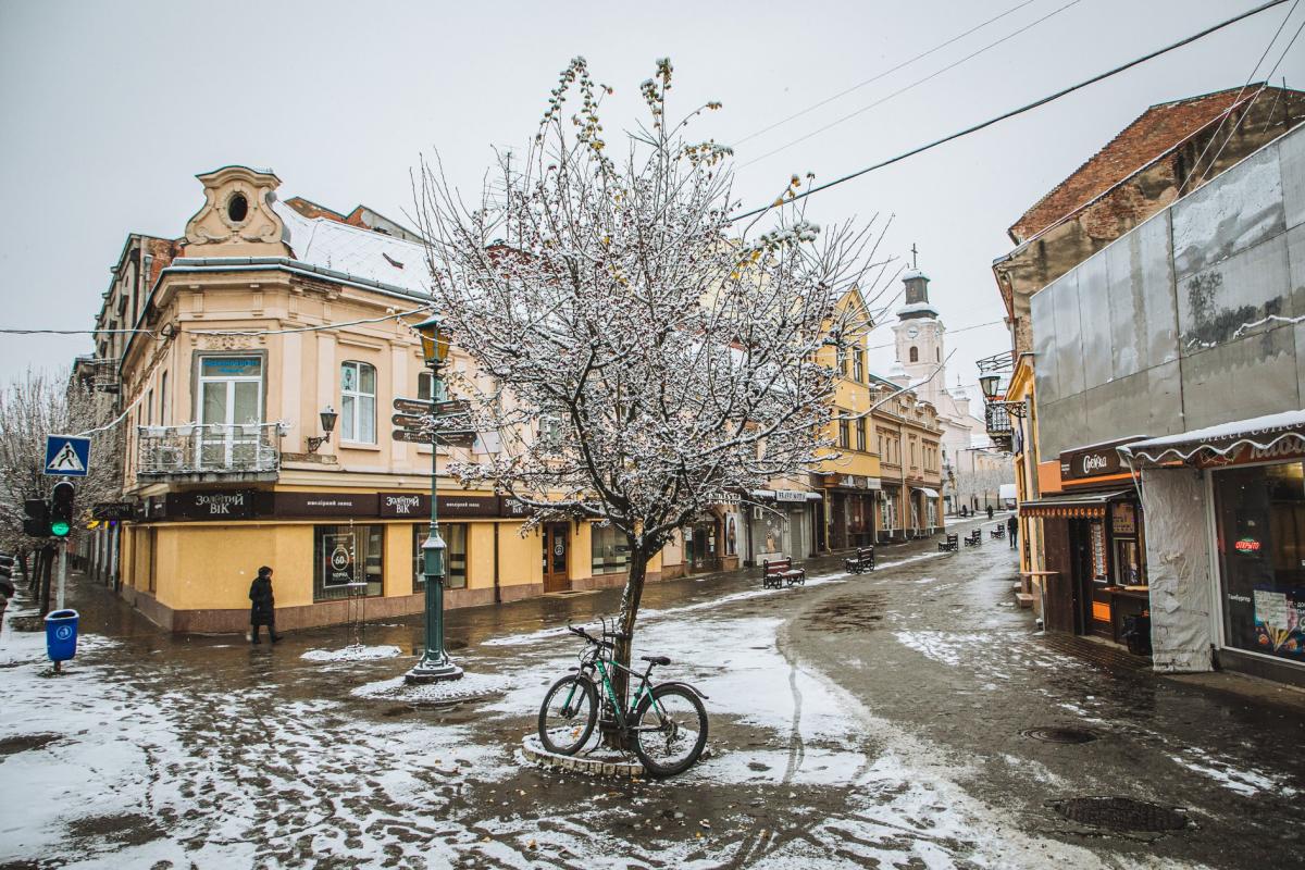 Западная Украина зимой