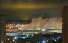 В российской больнице разорвало кислородный трубопровод, начался пожар (видео)