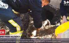 В Днепропетровской области годовалый ребенок провалился в выгребную яму (видео)