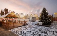 Каток и магические мастер-классы: Osocor Residence создали масштабную зимнюю локацию для киевлян и гостей столицы